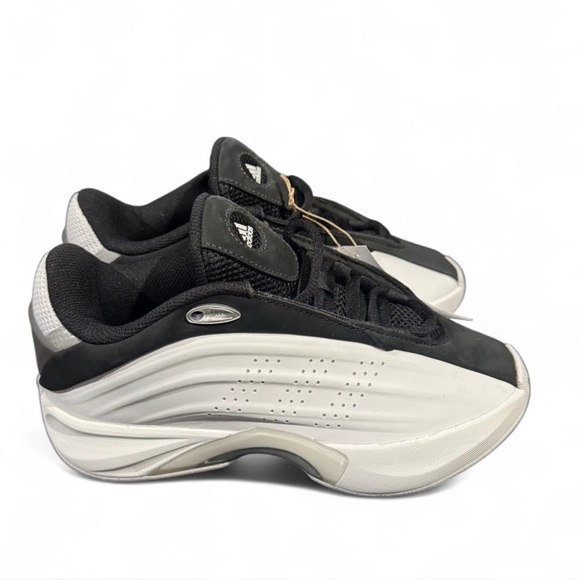 Adidas Black and White Athletic Sneakers - Picture 7 of 14